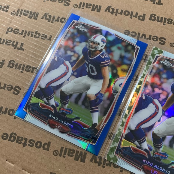 Lot of 2: Kiko Alonso ‘14 Topps Chrome Cards - Picture 5 of 12